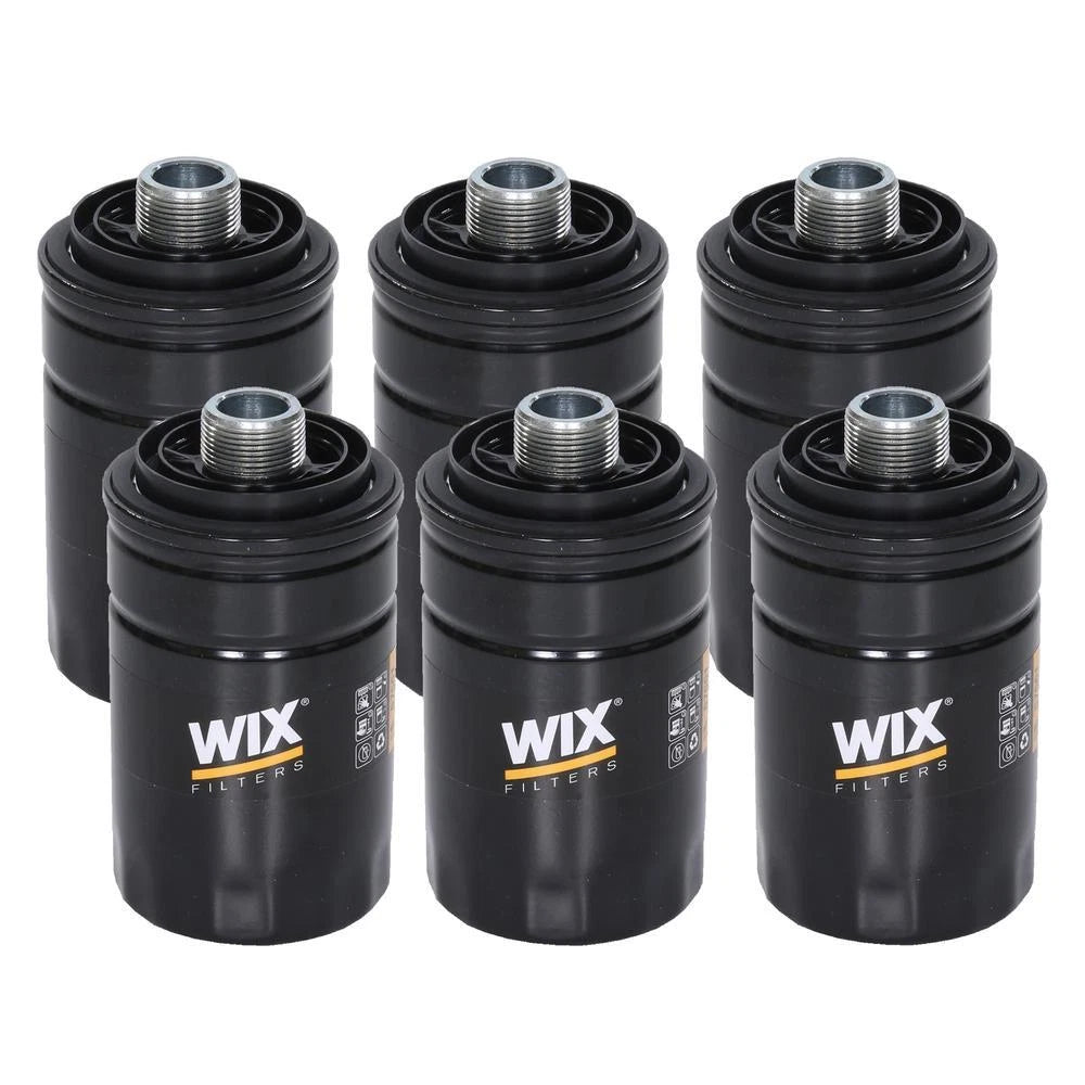 Set of 6 Engine Oil Filters for Audi Volkswagen 2.0L L4 Turbo