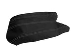 Leather Console Lid Armrest Cover for Acura RDX (2007–2012) Gray Stitch