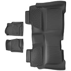 Set of 4 Waterproof Floor Mats for GMC Sierra 2500HD (2015–2019) Black TPE