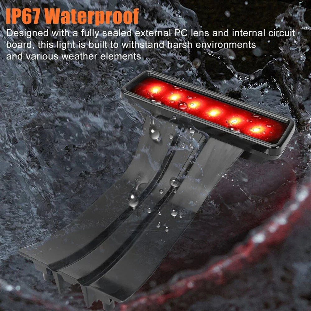 Smoked LED Third Tail Brake Light for Jeep Wrangler (2007-2018)