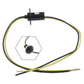 Conductive Slip Ring 2-Wire 30A 150RPM 22mm Diameter Collector Ring
