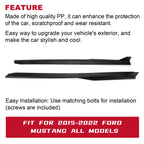 Side Skirt Extension Splitter with Winglet for Ford Mustang (2015–2022)