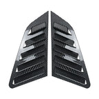 Carbon Look Quarter Rear Window Louvers for Audi A3 S3 Sportback (2021–2024)