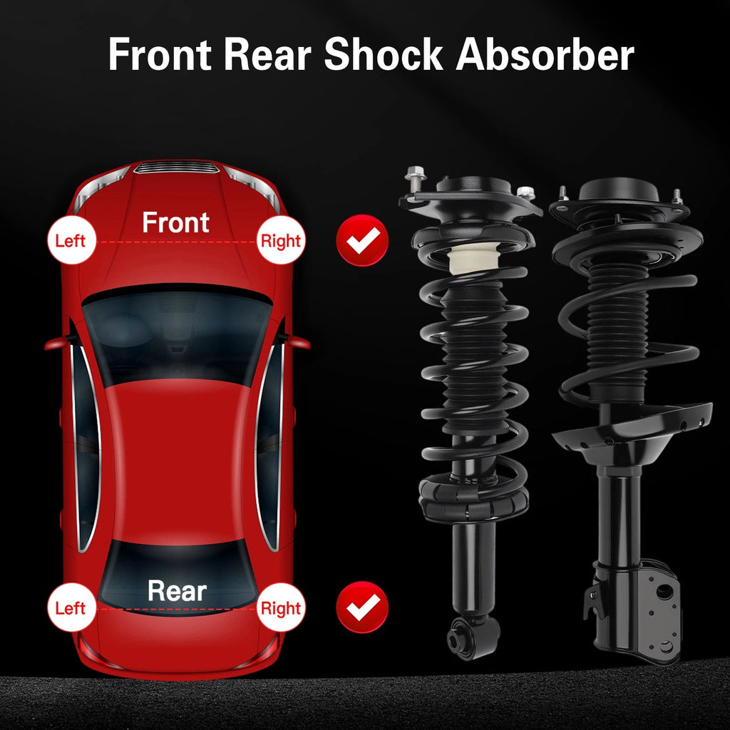 Set of 4 Struts and Shocks Assembly for Subaru Impreza (2008–2011)