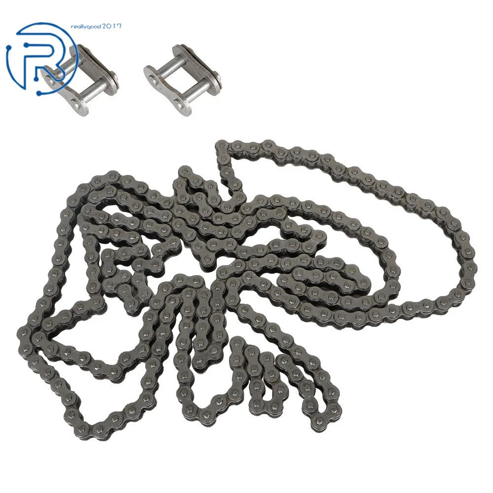 10 Feet #40 Roller Chain for Various Applications (0.5" Pitch)
