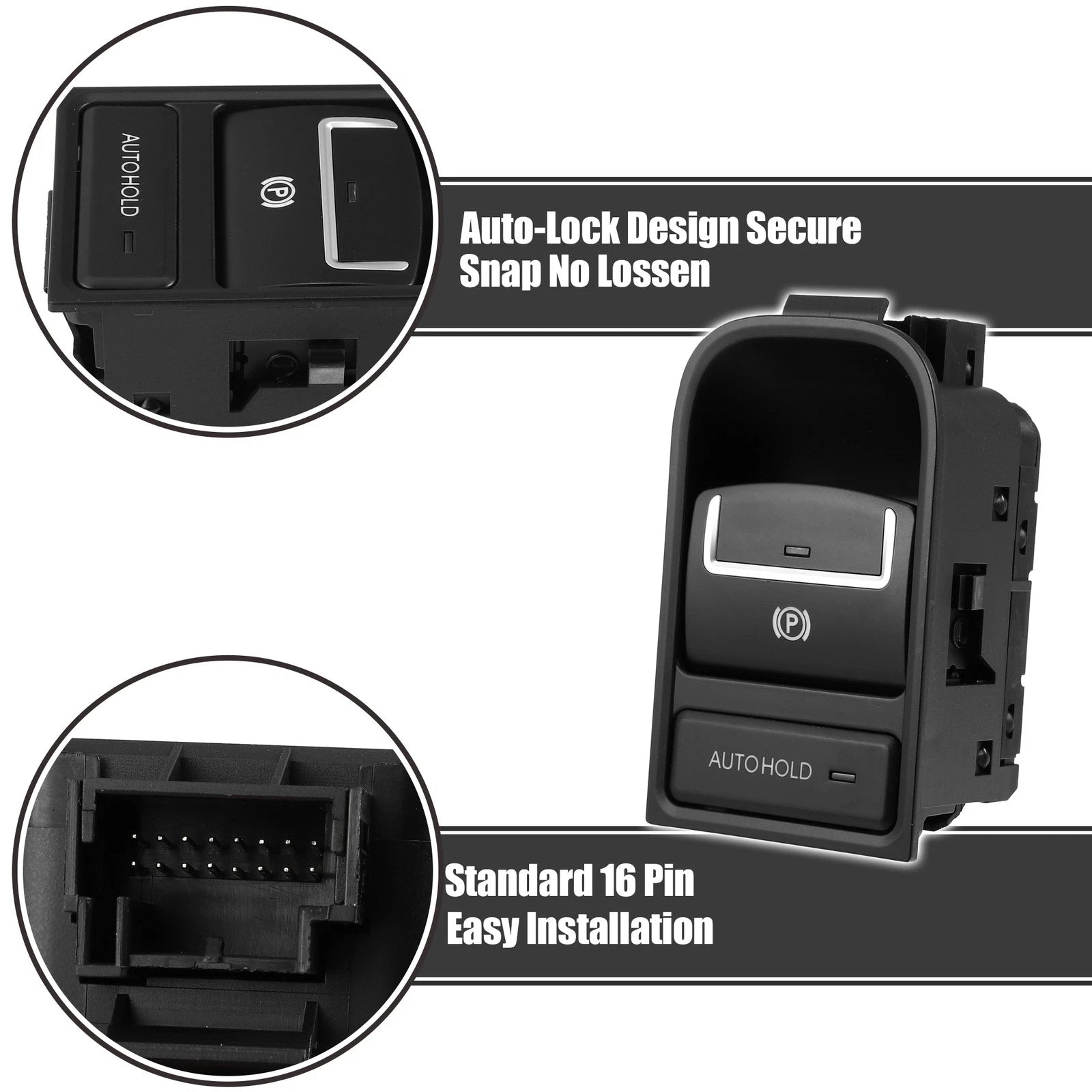 Hand Brake Button Parking Switch No.5N0927225A for Volkswagen Tiguan (2009–2018)
