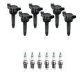 Set of 6 Ignition Coils & Spark Plugs for Toyota Camry V6 (2002–2006)