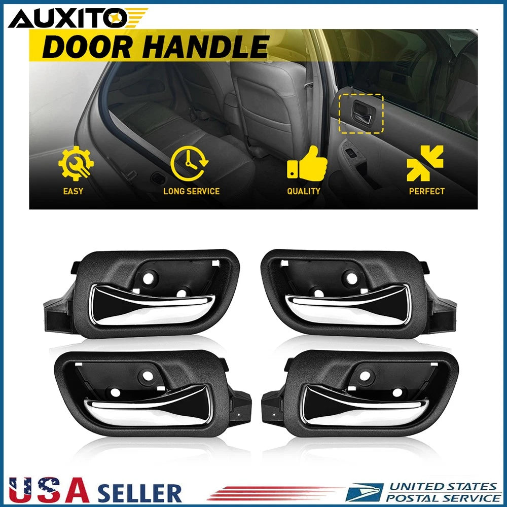 Set of 4 Interior Door Handles for Honda Accord Sedan (2003–2007)