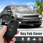 2pcs Silicone Key Fob Cover for Volkswagen Jetta GTI Passat Golf Tiguan (2010–2023)