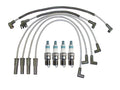Denso 8mm Wire Set & 4 Iridium Power Spark Plugs for Ford Mercury L4