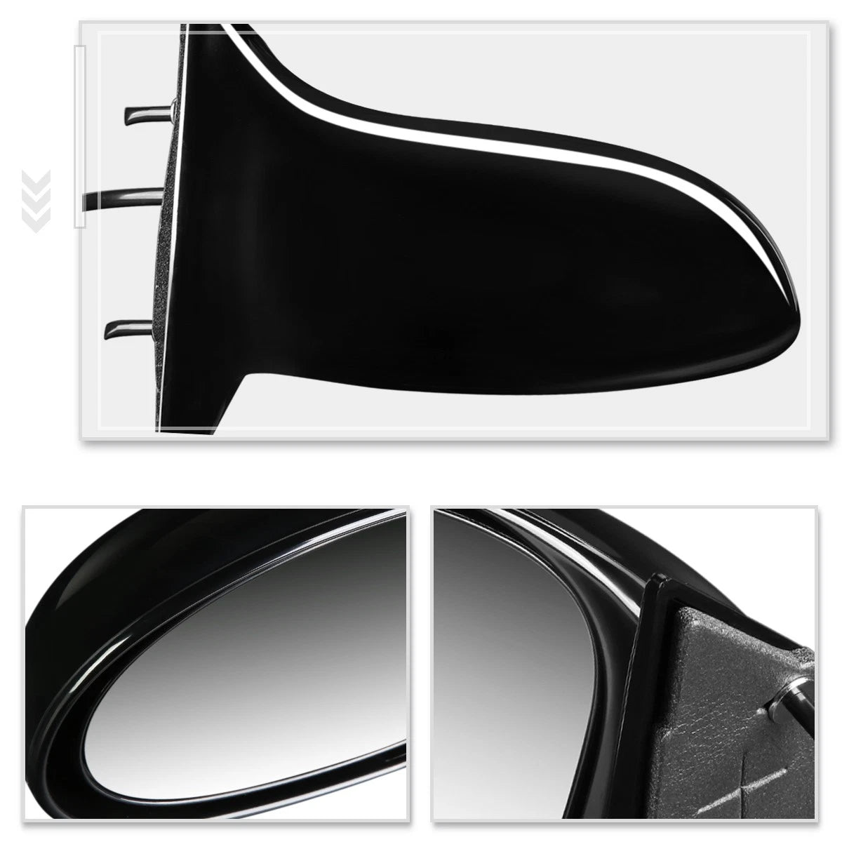 3D LED C-Bar Tail Lights for Chevy C/K Pickup (1988–2000)