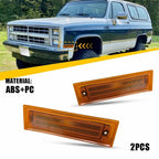 Side Marker Light Amber Bezel Housing for Chevy C10 C20 C30 GMC C1500 (1981–1991)
