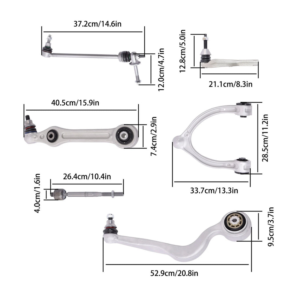 Front Control Arm Stabilizer Link Tie Rod Kit for Benz AMG GLC43 (2015-2021)
