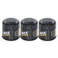 Set of 3 WIX Engine Oil Filters for Chevy Dodge Honda Infiniti Kia Mazda Nissan