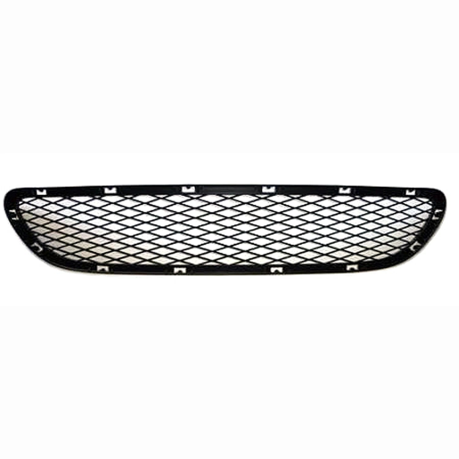 Replacement Black Plastic Front Center Bumper Cover Grille-See Compatible Chart