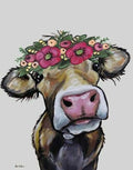 Hazel the Cow Metal Tin Sign - 12.5" x 16"