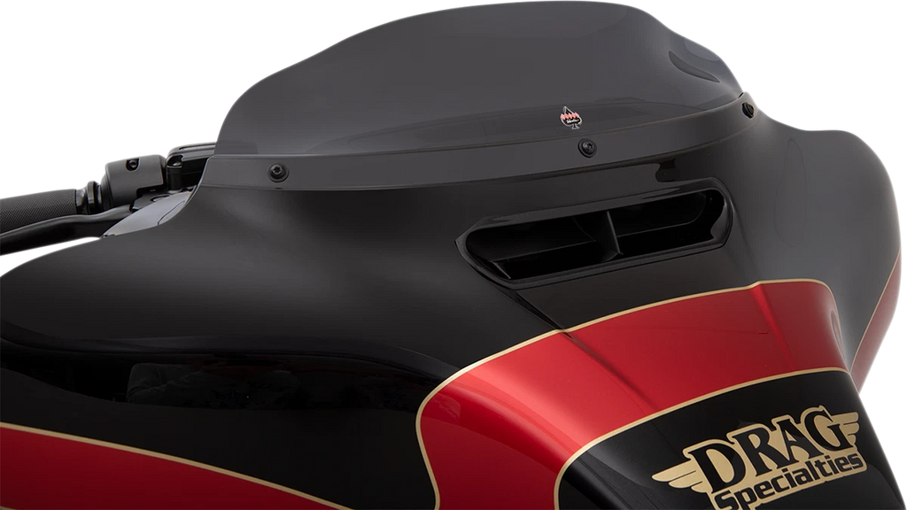 Klock Werks Flare Windshield 4" Dark Smoke for FLH (2014–2023) KWW-01-0405