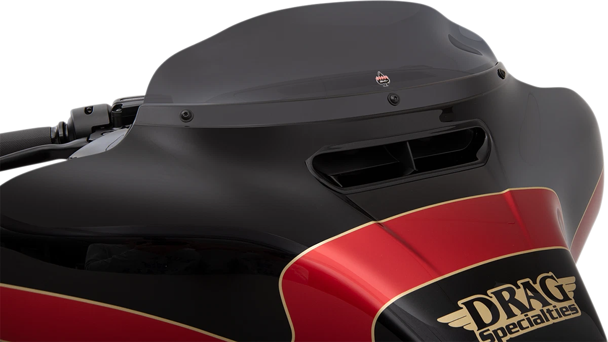Klock Werks Flare Windshield 4" Dark Smoke for FLH (2014–2023) KWW-01-0405