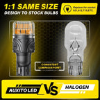 2X 921 912 T15 Amber Yellow LED for Front Side Marker Light Bulb