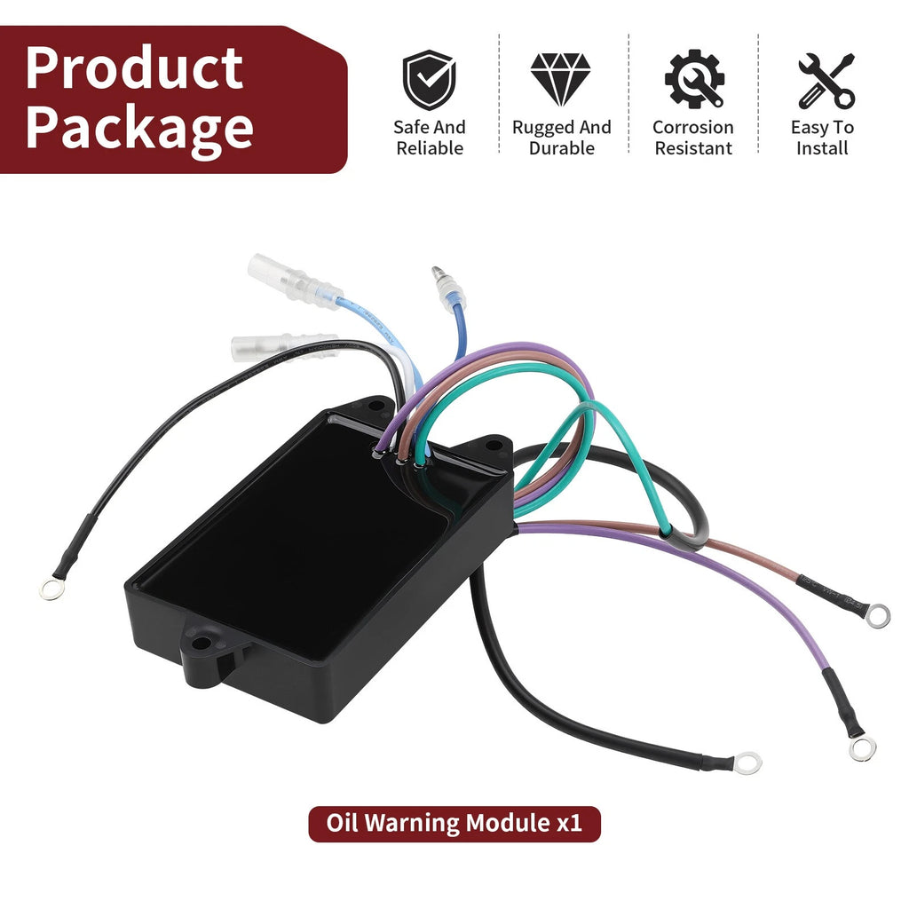 Low Oil Warning Module Sensor for Mercury 135-200 HP (Many Models) 41470A25 41470A26