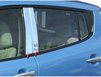 4pc. Luxury FX Stainless Steel Pillar Post Trim for 2011-2017 Nissan Leaf