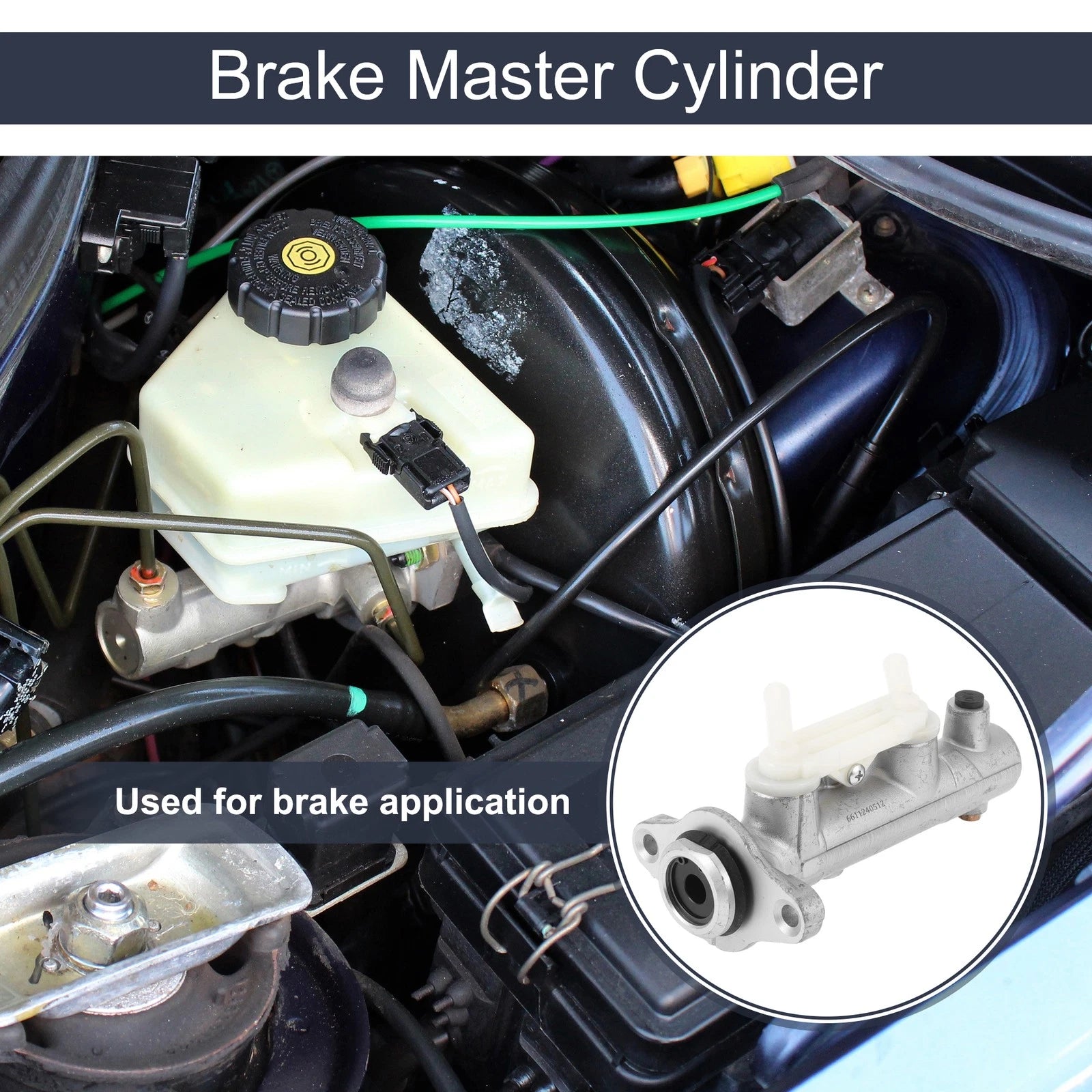 Brake Master Cylinder No. 4720108010 for Toyota Sienna (1998–2002) Aluminum Alloy