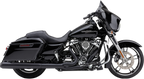 Cobra Powr-Flo 2:1 Black Exhaust for Harley Touring Road Glide Street Glide (2017–2022)