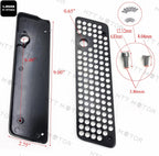 Saddlebag Latch Cover for Harley Touring (1993–2013) - CNC Plated Black