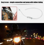 Clutch Brake Bleeder Hose One Way Valve Tube Kit for Motorcycle Car