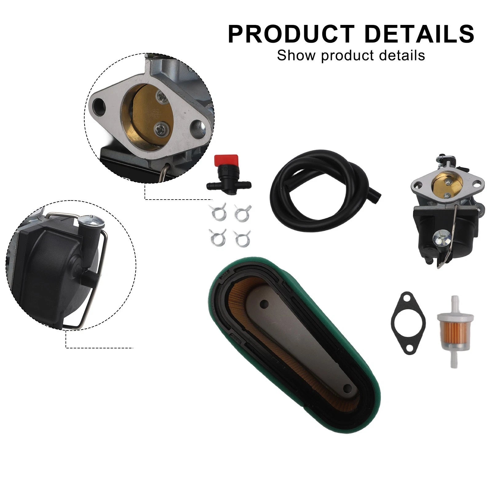 Carburetor Kit for OHV125 OHV130 OHV135 OHV110 OHV120 (Replacement 640065A)