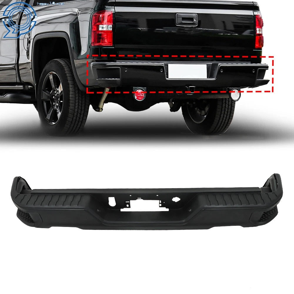 Rear Bumper Assembly for Silverado Sierra 1500 (2019-2023) Dual Exhaust