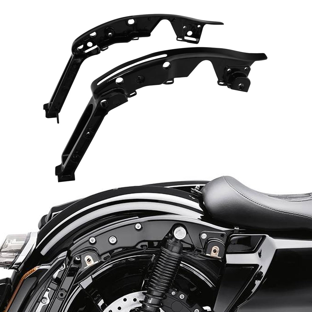 Gloss Black Rear Fender Support Kit for Harley Touring Road Glide (2014–2025)
