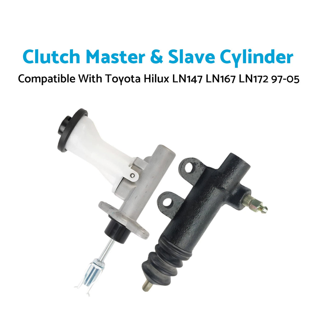 Clutch Master Slave Cylinder Kit for Toyota Hilux LN147R (1997–2005)