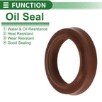 Set of 5 Oil Seal Rotary Shaft Seal FKM Rubber 22x30x4.5mm