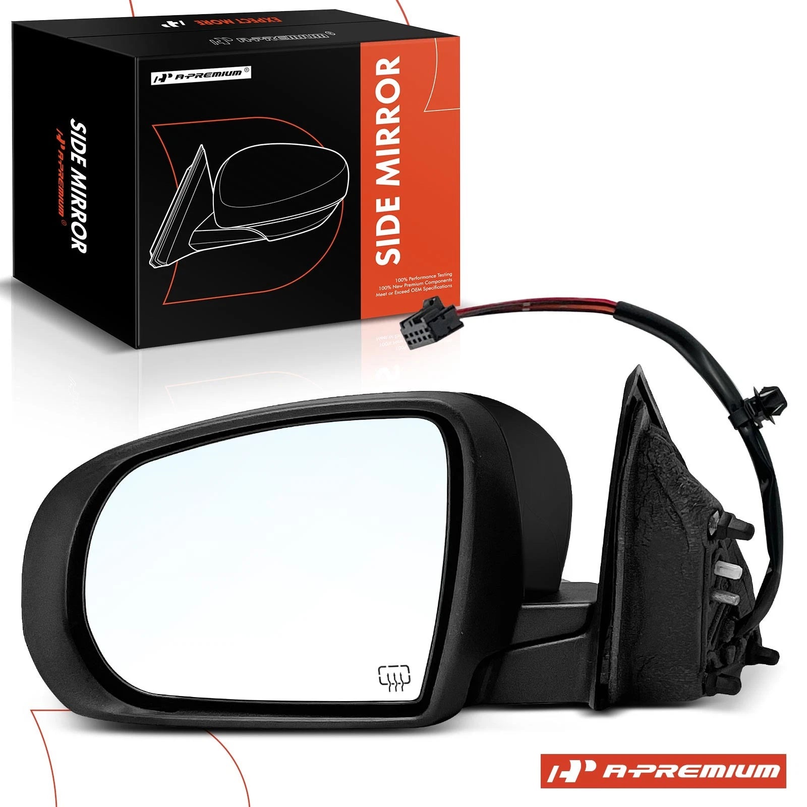Heated Manual Fold Driver Power Mirror for Jeep Cherokee (2014–2018)
