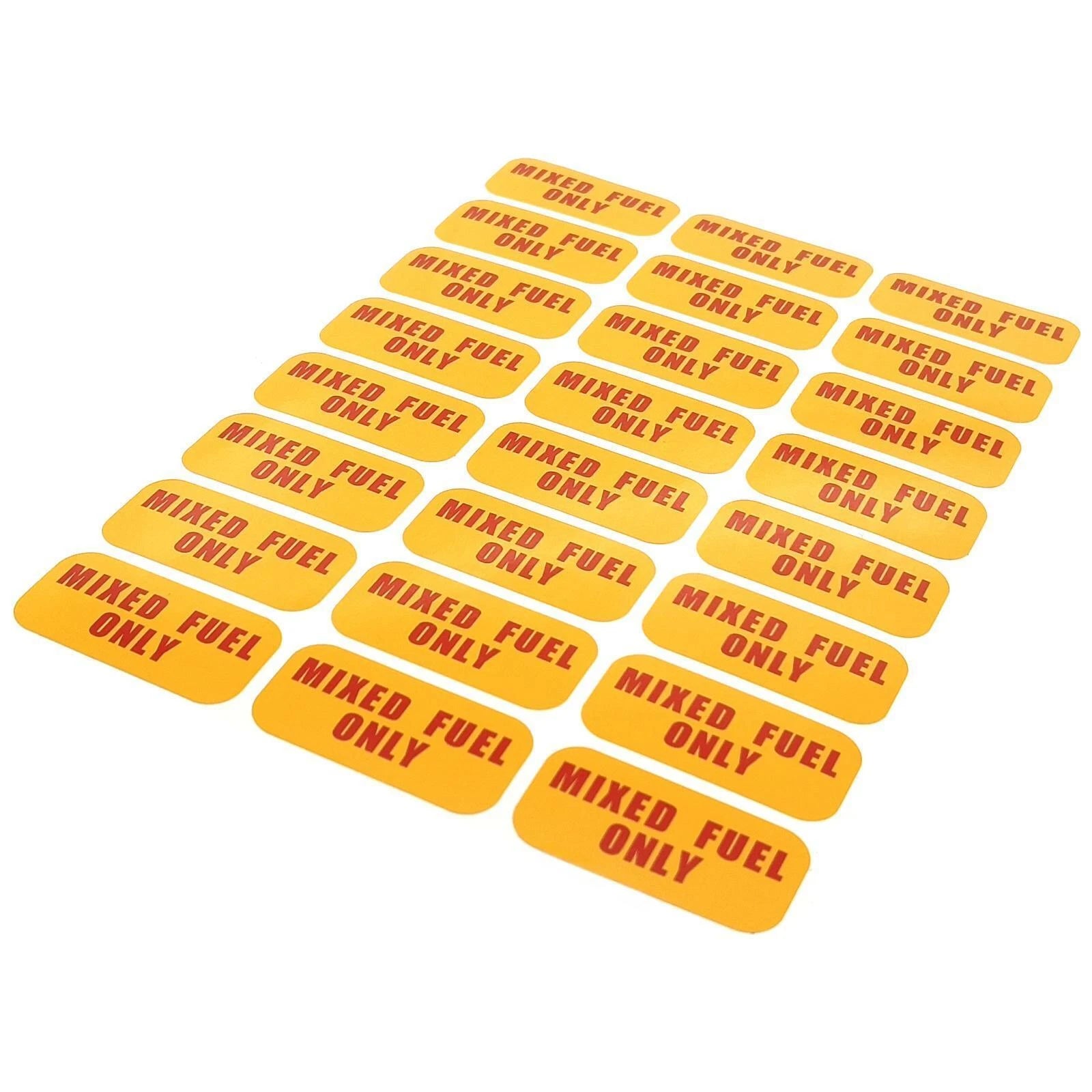 Mixed Fuel Only Sticker for Outdoor Power Equipment (2x1 inch)