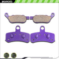 Set of 2 Carbon Fiber Brake Pads for Harley Dyna Super Glide FXD (2008–2010)