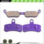 Set of 2 Carbon Fiber Brake Pads for Harley Dyna Super Glide FXD (2008–2010)