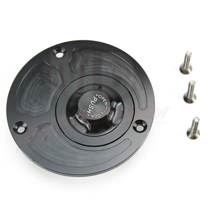 CNC Keyless Gas Fuel Tank Cap Cover for Yamaha FZ1 FZ6 YZF600 R1 R6 (2001–2023)