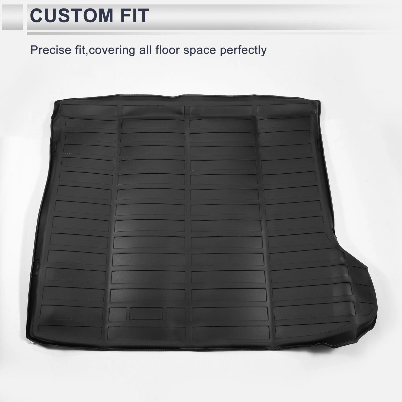 Cargo Liner Rear Trunk Mat for Kia EV6 (2022–2024) TPE Long Grid Pattern