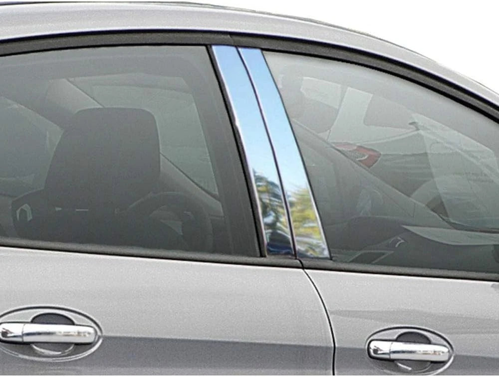 4pc. Luxury FX Stainless Steel Pillar Post Trim for 2013-2018 Ford C Max