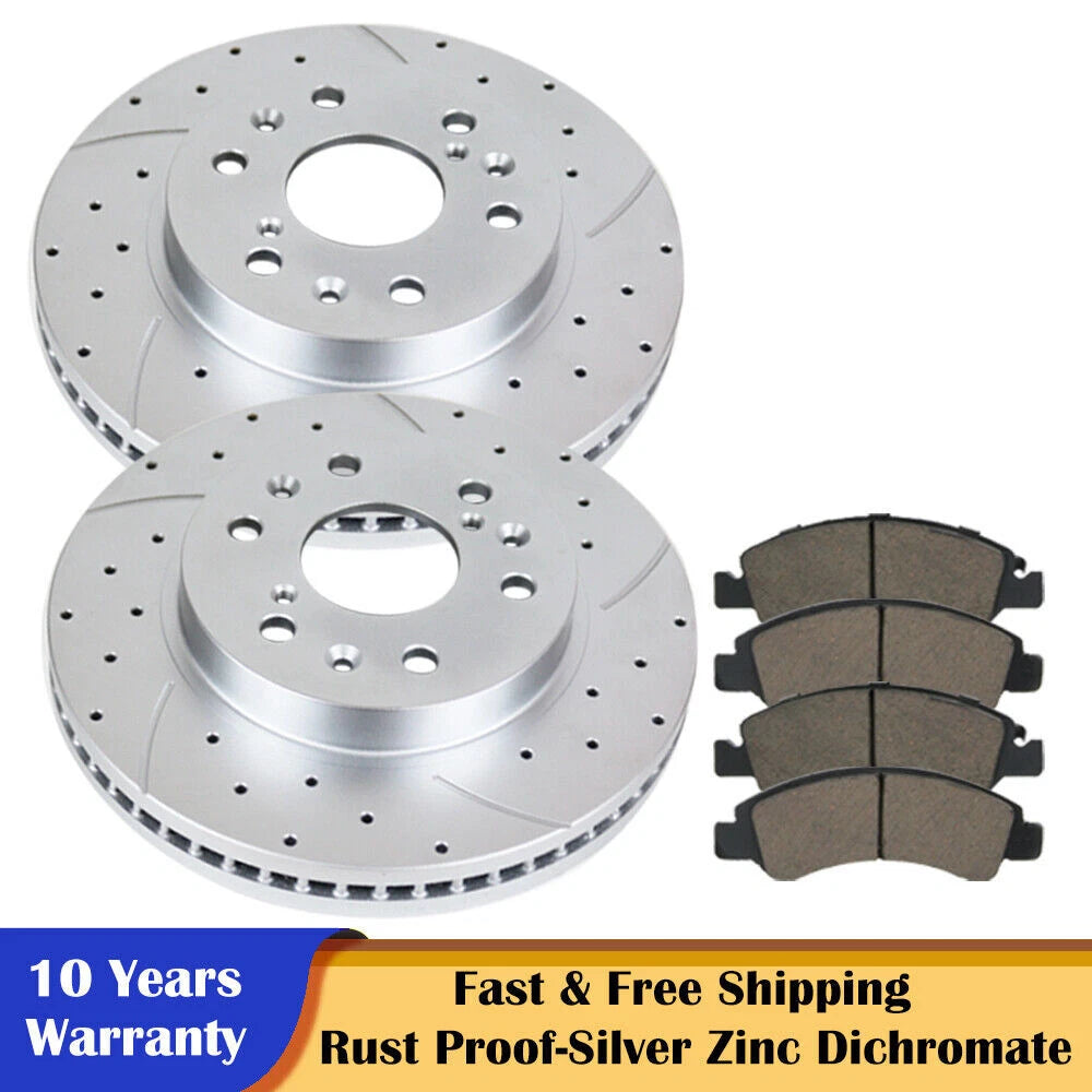 Front Brake Rotors and Pads Kit for GMC Sierra 1500 (2007–2018)