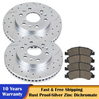 Front Brake Rotors and Pads Kit for GMC Sierra 1500 (2007–2018)