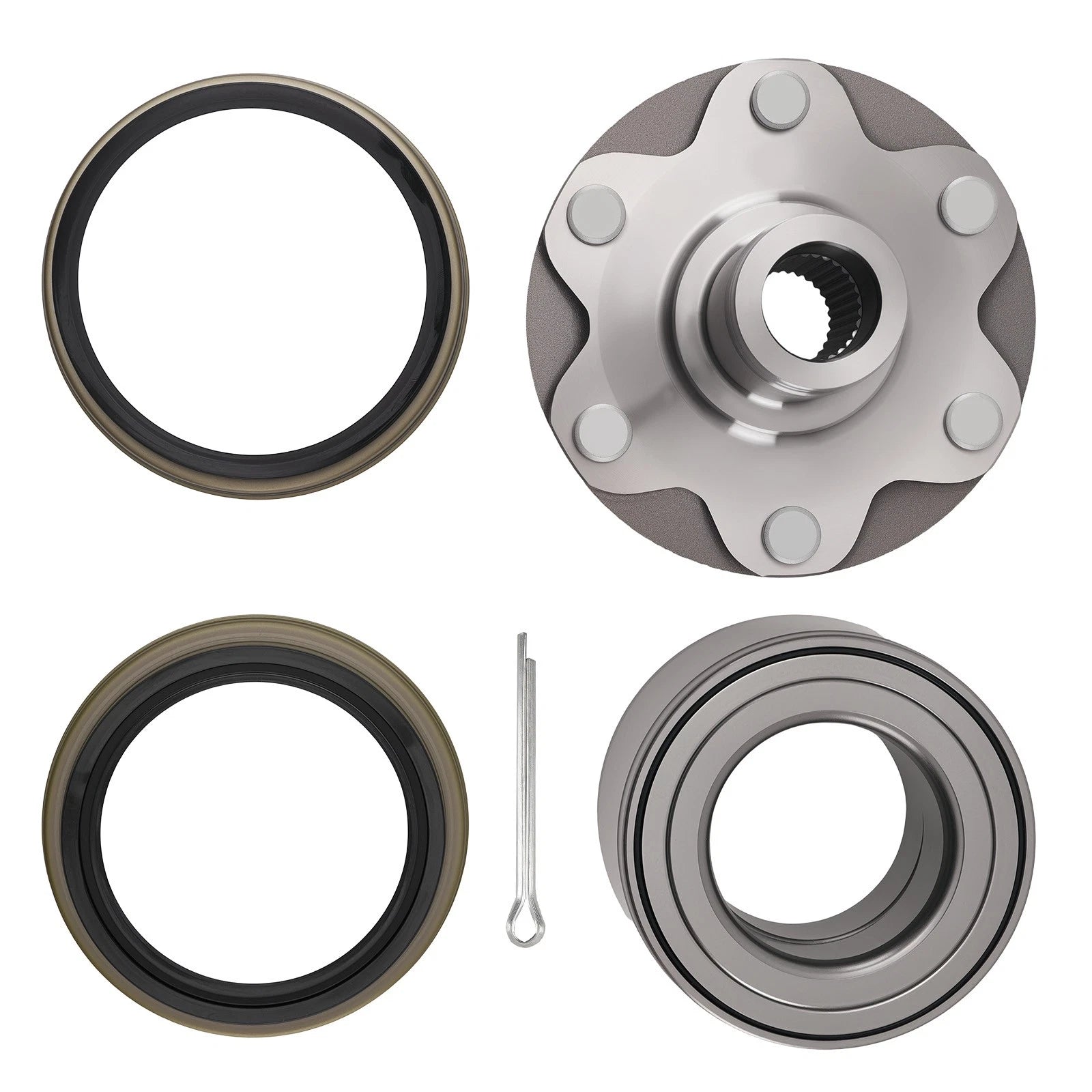 Front Wheel Hub Bearing Assembly for Toyota Sequoia 2WD (2001–2007) 517011