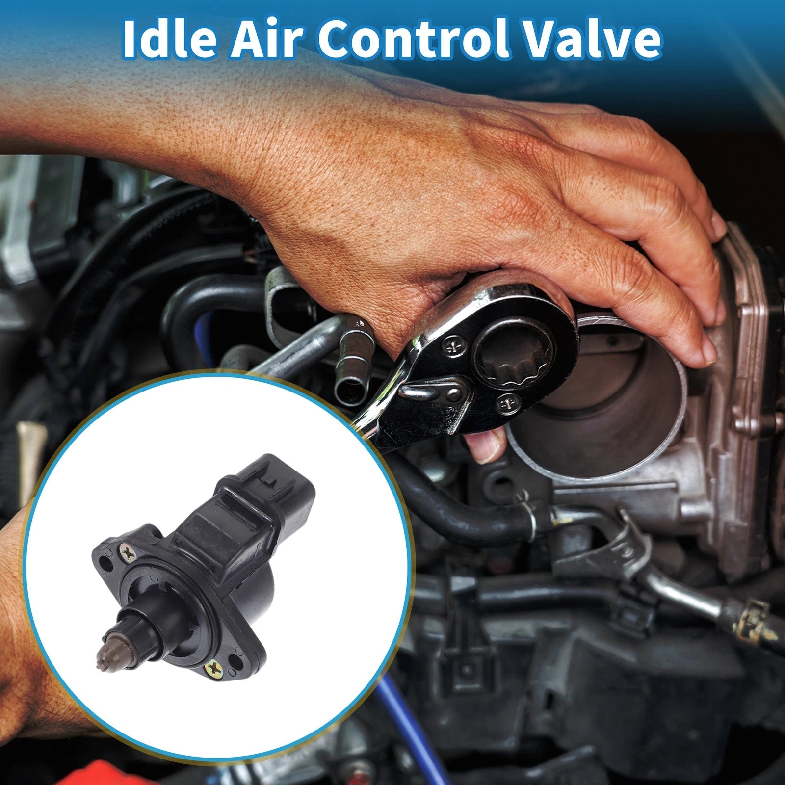 Idle Air Control Valve for Mitsubishi Eclipse (No.MD628057)