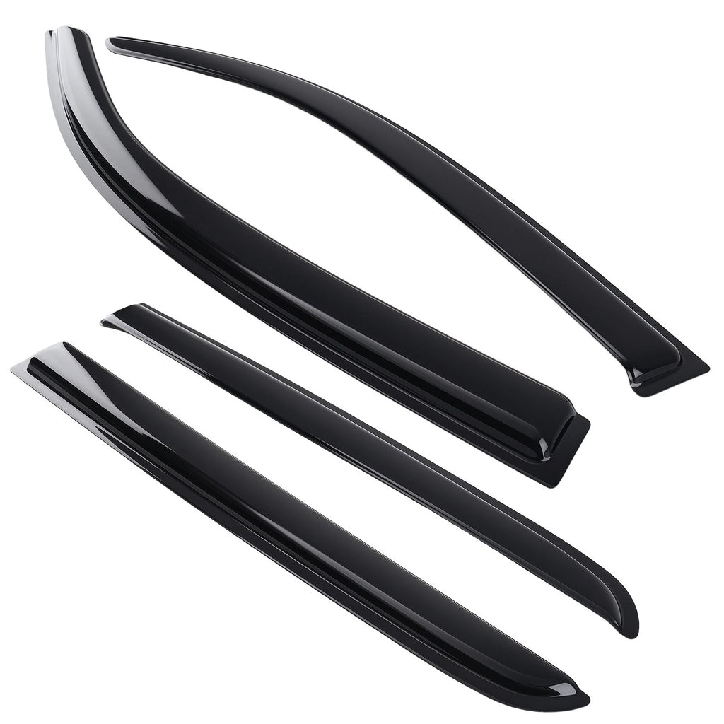 Set of 4 Rain Guards Window Deflectors for Toyota Tundra (2007–2021)
