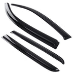 Set of 4 Rain Guards Window Deflectors for Toyota Tundra (2007–2021)