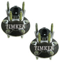 2X Rear Wheel Bearing & Hub Kits for Chevrolet Pontiac Saturn (FWD)