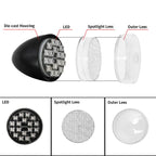 Front Turn Signal Lights for Harley Sportster XL883 (2000–2022), Touring (2009–2025)