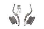 Dual Exhaust Kit for GM A Body (1964–1972) 2.5" Dual Chamber Rear Exit